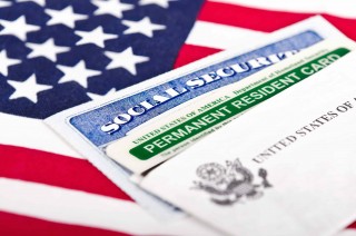 Photo of immigration credentials